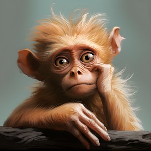to rysunek małpy Joey