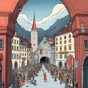 Austria, rysunek 3
