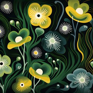 współczesne abstrakcyjne kształty Marimekko 1