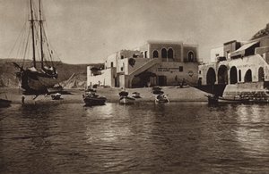 Włochy: S Angelo, Ischia (czarno-białe zdjęcie) autorstwa Kurt Hielscher
