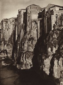 Włochy: Tropea (zdjęcie czarno-białe) autorstwa Kurt Hielscher
