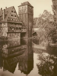Norymberga, Der Henkersteg; Norymberga, „Henkersteg” (zdjęcie czarno-białe) autorstwa Kurt Hielscher
