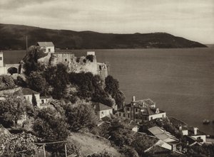 Jugosławia: Castelnuovo nad Zatoką Cattaro (zdjęcie czarno-białe) autorstwa Kurt Hielscher