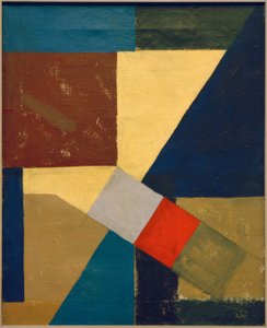 Kompozycja abstrakcyjna autorstwa Kurt Schwitters