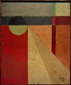 Abstrakcja 45 / sukienka balowa autorstwa Kurt Schwitters