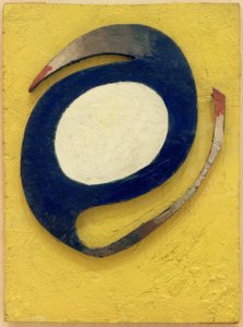 Niebieski akapit autorstwa Kurt Schwitters