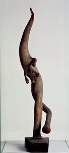 Figurka tancerza zmęczenia autorstwa Kurta Schwittersa (1887-1948) Londyn, E.L.T. Miesiączka autorstwa Kurt Schwitters