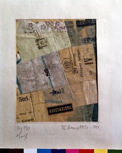 Merz 133 (Kolaż autorstwa Kurt Schwitters