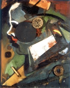 Merzbild 1A (Lekarz) autorstwa Kurt Schwitters