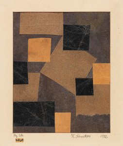 Projekt Mz 386 Hoepf Merz, 1922. autorstwa Kurt Schwitters