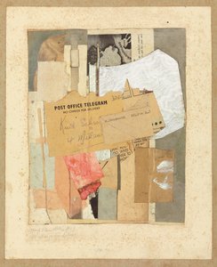 Brak opłat za dostawę, 1947 autorstwa Kurt Schwitters