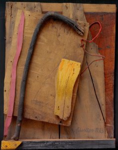 Bez tytułu (zdjęcie Merz różowo-żółte) autorstwa Kurt Schwitters