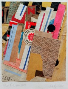 Z czerwieni autorstwa Kurt Schwitters