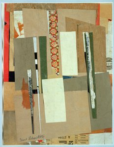 Kolej, 2. klasa, 1923 autorstwa Kurt Schwitters