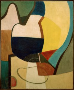 Martwa natura na blacie stołu autorstwa Kurt Schwitters