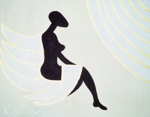 Lady Angel, 2005 (akryl na płótnie)