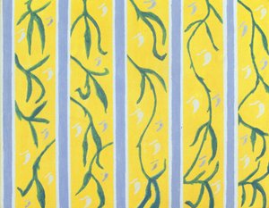 Wallpaper Vines, 2004 (akryl na płótnie) autorstwa Kurtis L. Miller