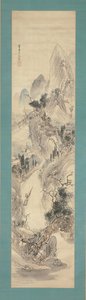 Krajobraz, XVIII-XIX w. autorstwa Kushiro Unsen