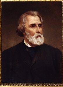 ""Portret Iwana Siergiejewicza Turgieniewa (Turgieniewa) autorstwa Kyrill Antonovitch Gorbunov