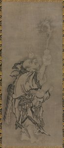 Hotei z taoistycznymi nieśmiertelnymi: Nieśmiertelny z tykwą i smokiem 1575-1600.