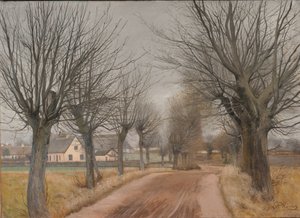 Droga w pobliżu Vinderød, Zelandia autorstwa Laurits Andersen Ring