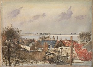 Widok z Roskilde na Fiord autorstwa Laurits Andersen Ring
