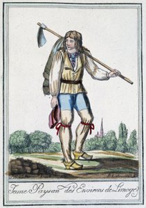 Młody chłop z okolic Limoges - w „Encyclopédie des voyages” J. Grasseta St Sauveur, Deron, Paryż