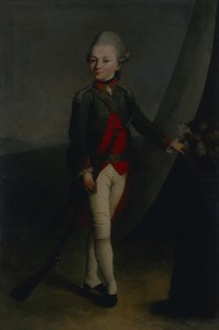 Portret Piotra Aleksiejewicza Turczaninowa 1769-1815, 1777 autorstwa L.S. Stanishchevsky