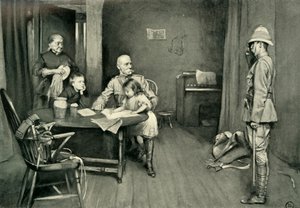 Lord Roberts w Orange Grove Inn: charakterystyczny incydent, 1901. autorstwa L. Daviel
