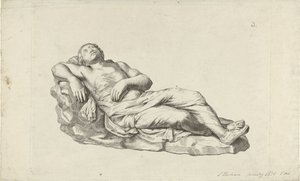 Studium rzeźby klasycznej autorstwa L. Hachin (signed by artist)