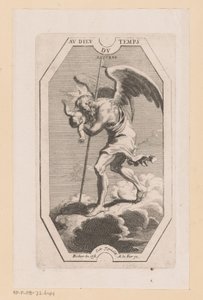 Saturn Au Dieu du Temps Saturne (tytuł na obiekcie) Planety (tytuł serii) autorstwa L. Richer