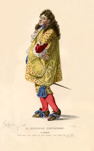 Monsieur Jourdain, 1868. autorstwa L. Wolff
