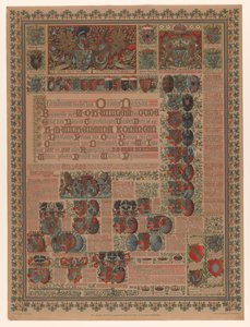 Drzewo genealogiczne Domu Orange-Nassau Drzewo genealogiczne domu Oranje Nassau Zaczynając od Z.D.H. Willem den Oud (...) (tytuł na obiekcie) autorstwa L. van Leer