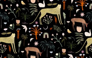 Wild Garden Pattern, 2018 autorstwa Léa Le Pivert