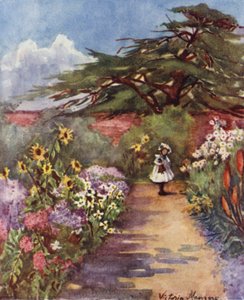 Old English Garden, Brockwell Park (kolor lito)