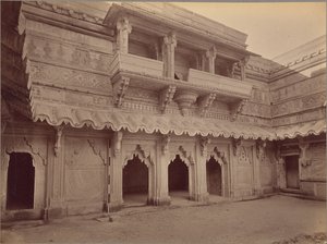Wnętrze Man Mandir, Gwalior autorstwa Lala Deen Dayal