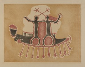 Petroglyph - Postacie ludzkie autorstwa Lala Eve Rivol