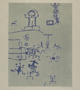 Petroglyph - Znaki autorstwa Lala Eve Rivol