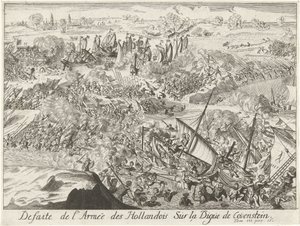 Bitwa o groblę Kauwenstein, 1585 Defiaite de l