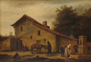 Karczma w sąsiedztwie Nantes autorstwa Lambert Doomer