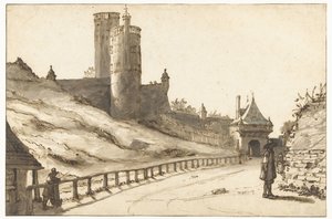 Belvedere i Hoenderpoort w Nijmegen autorstwa Lambert Doomer