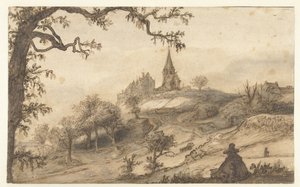 Widok Hoch-Elten autorstwa Lambert Doomer