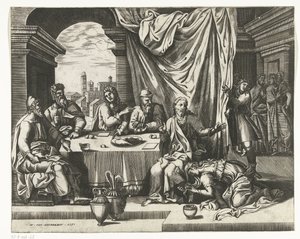 Maria Magdalena namaszcza stopy Chrystusa