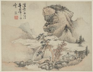 Krajobraz w stylu starożytnych mistrzów: po Fang Congyi (aktywny ok. 1340-80)