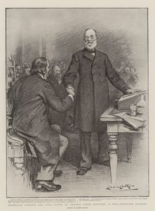 Profesor Virchow i Lord Lister w szpitalu Charing Cross, zasłużony hołd
