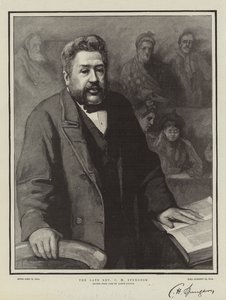 Późny wielebny C H Spurgeon autorstwa Lance Calkin