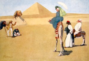 „Pozowanie przy piramidach”, 1908.