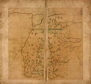 [mapa tamowania ryb]. autorstwa Langdon Warner