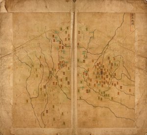 [mapa tamowania ryb]. autorstwa Langdon Warner