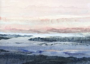 Marzycielskie odcienie gór autorstwa Lara Eckerman